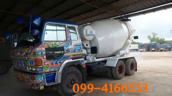ขาย รถโม่ปูน 10ล้อ 2เพลา Hino มิกซ์ได้ 7คิว(ปิดการขาย)