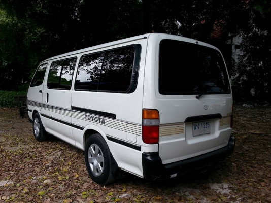 ขายรถตู้โตโยต้า ไฮเอท ปี 96 เครื่อง 2J เกียร์ออโต้ ติดแก๊ส ngv