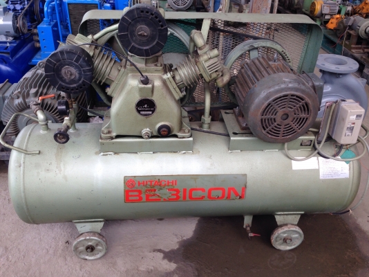 ขายปั้มลม Hitachi มอเตอร์ Teco 7.5HP. ถัง 230 ลิตร สภาพสวยเดิมๆ พร้อมใช้งาน