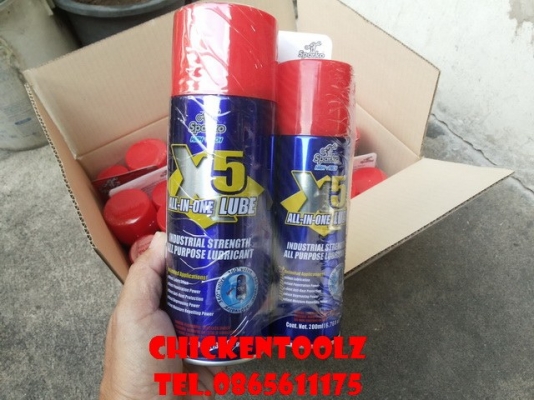 สเปรย์หล่อลื่น ขจัดสนิม อเนกประสงค์ SPARKO X5 All in one LUBE จาก USA