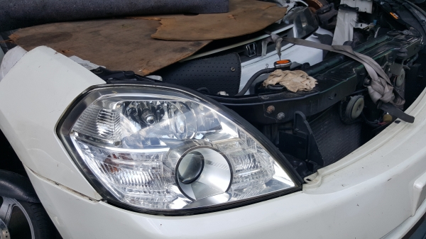 ขาย แผงหน้าตัด พร้อม ฝากระโปรง Nissan Teana รุ่น2 ไฟหน้า ซีนอน Xenon