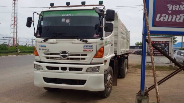 ขายรถพ่วง Hino 344 ปี 54 กระบะสามมิตร แม่ลูก เบรคแห้ง ลูก 3 เพลา สนใจติดต่อกุ้งบางมด 098-3248078