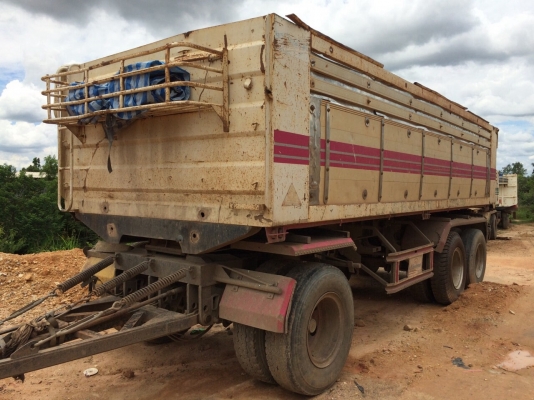 ขายสิบล้อพ่วงดั้ม3คานแท้HINO MEGA344แรงซีรี่ย์500Euro3ปี2553