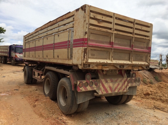 ขายสิบล้อพ่วงดั้ม3คานแท้HINO MEGA344แรงซีรี่ย์500Euro3ปี2553