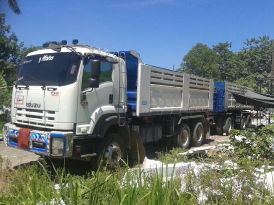 ขายรถพ่วง 22 ล้อ แม่.ลูก กะบะเหล็กดั้ม อู่.สามมิตร ISUZU 360 ปี.53  รถสวย ราคา.2500000 ต่อรอง สนใจรีบโทรจองด่วน