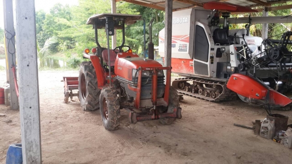 ขายถูกรถไถ34แรง+ดันหน้า+ผาน6