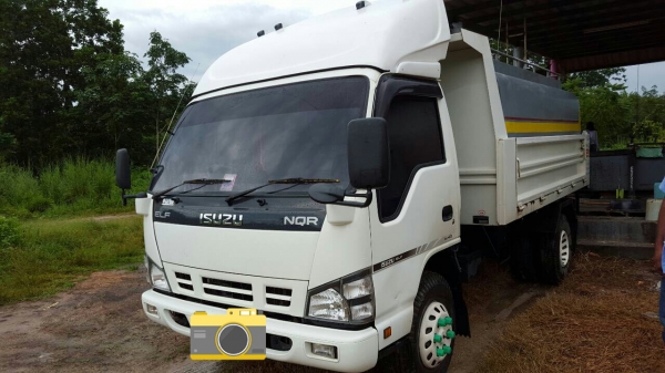 ขายหกล้อดั้มพ์ ISUZU-NQR-150HP ปี52 ขายพร้อมถังน้ำยาง มือเดียวป้ายแดงใช้น้อย