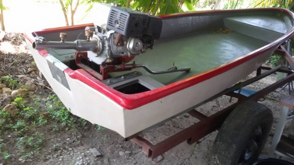 ขายเรือ+เครื่อง13แรงไฟฟ้า+เทรลเลอร..29000