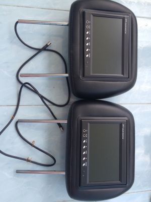 จอหมอน 7 นิ้ว 1คู่ สีดำ ไม่มีขาด สภาพสวย มือ2 ญี่ปุ่น