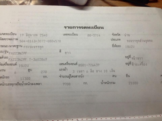 ขายรถบรรทุก 10 ล้อดัมพ์ ISUZU DECA 270 จำนวน 2คัน