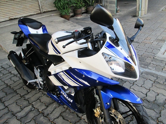 ขาย Yamaha R 15 รถปี 2015 ไมล์แท้ 3178 กม สภาพสวยเดิมๆ มีกุญแจแท้ 2 ดอก สมุดคู่มือการใช้งาน สมุดรับประกันศูนย์ สีขาว น้ำเงิน ราคา 69900 บาท