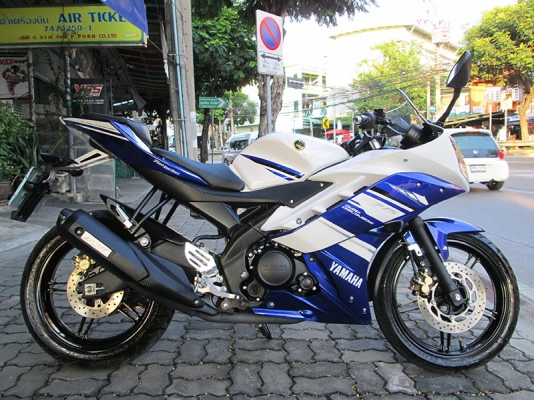 ขาย Yamaha R 15 รถปี 2015 ไมล์แท้ 3178 กม สภาพสวยเดิมๆ มีกุญแจแท้ 2 ดอก สมุดคู่มือการใช้งาน สมุดรับประกันศูนย์ สีขาว น้ำเงิน ราคา 69900 บาท