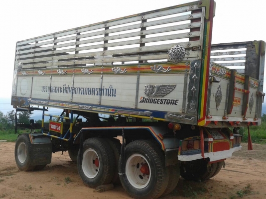 ขายรถพ่วง HINO FM3M ดั้มแม่-ลูก 3 คาน วางเครื่อง P11C 320 แรงม้า คัสซีสวยตลอดเส้น ช่วงล่างดี ยางเต็ม แอร์เย็น ทะเบียนพร้อมโอนครับ