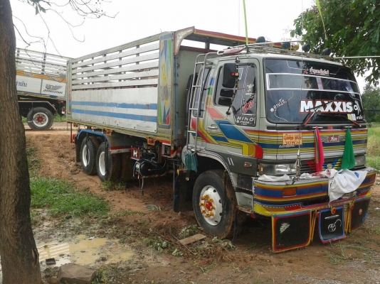 ขายรถพ่วง HINO FM3M ดั้มแม่-ลูก 3 คาน วางเครื่อง P11C 320 แรงม้า คัสซีสวยตลอดเส้น ช่วงล่างดี ยางเต็ม แอร์เย็น ทะเบียนพร้อมโอนครับ