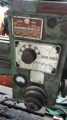 ********Sold Out!! ******** เจาะเรเดียล KAO MING Made in Taiwan 80 cm. เครื่องจอดพร้อมปั้น โทร 089-2499-123 นครปฐม