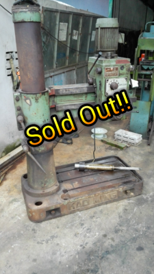 ********Sold Out!! ******** เจาะเรเดียล KAO MING Made in Taiwan 80 cm. เครื่องจอดพร้อมปั้น โทร 089-2499-123 นครปฐม