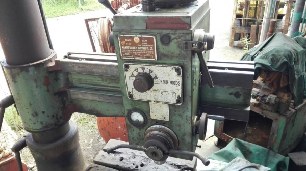 ********Sold Out!! ******** เจาะเรเดียล KAO MING Made in Taiwan 80 cm. เครื่องจอดพร้อมปั้น โทร 089-2499-123 นครปฐม