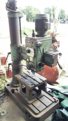 ********Sold Out!! ******** เจาะเรเดียล KAO MING Made in Taiwan 80 cm. เครื่องจอดพร้อมปั้น โทร 089-2499-123 นครปฐม