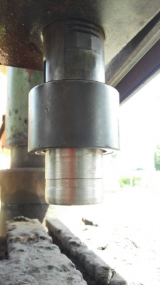 ********Sold Out!! ******** เจาะเรเดียล KAO MING Made in Taiwan 80 cm. เครื่องจอดพร้อมปั้น โทร 089-2499-123 นครปฐม