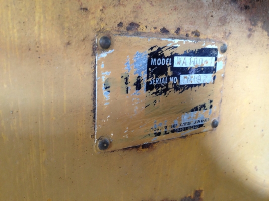 ขายรถตักล้อยาง KOMATSU WA 100-1 ราคา 550000