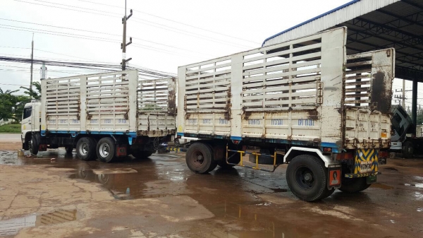 ขายรถพ่วง HINO MEGA 260 แม่-ลูกไม่ดั้ม สภาพสวยเดิมพร้อมใช้ เครื่องเดิม เกียร์เดิม คัสซีสวยตลอดเส้น แอร์เย็น ยางเรเดียลเต็มทุกเส้น ทะเบียนพร้อมโอนครับ ขายรถพ่วง HINO MEGA 260 แม่-ลูกไม่ดั้ม สภาพสวยเดิมพร้อมใช้ เครื่องเดิม เกียร์เดิม คัสซีสวยตลอดเส้น แอร์เย็น ยางเรเดียลเต็มทุกเส้น ทะเบียนพร้อมโอนครับ