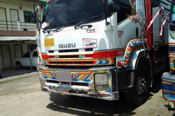 ขาย ISUZU 360 พ่วงแม่ลูก กระบะเนียมดั๊ม อู่ ส สหะกิจ รถปี 53