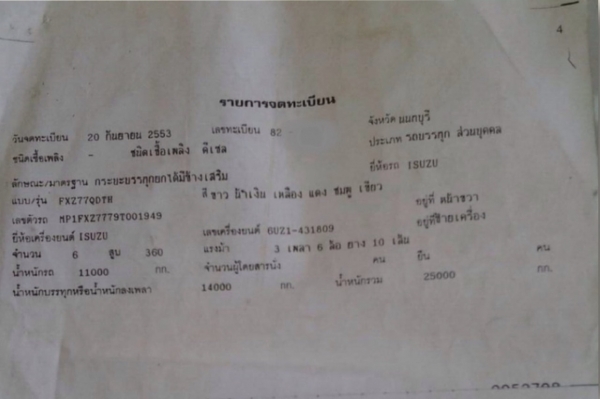 ขาย ISUZU 360 พ่วงแม่ลูก กระบะเนียมดั๊ม อู่ ส สหะกิจ รถปี 53