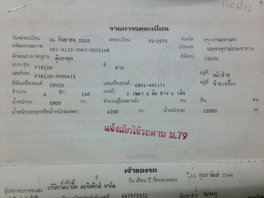 รถบรรทุก ุ6 ล้อใหญ๋