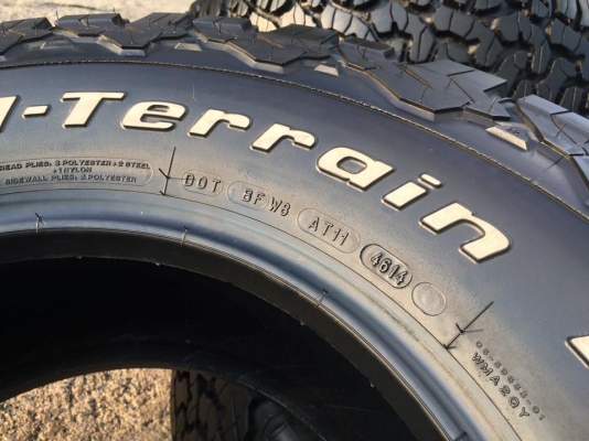 มือ2 BF Goodrich All-Terrain KO2 ขนาด 265 75 r16 สวยมากๆ