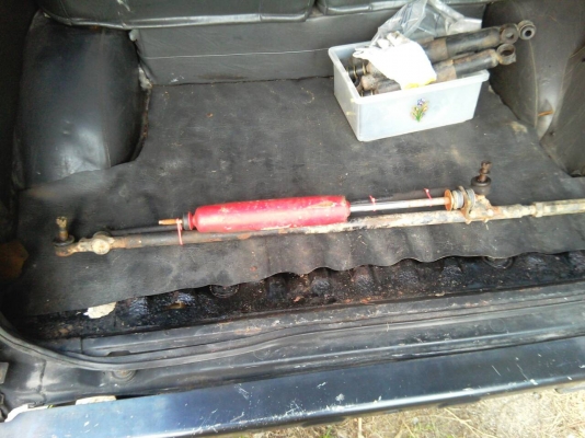 ขายคันชัก-คันส่งพร้อมโช้คกันสะบัด suzuki caribian