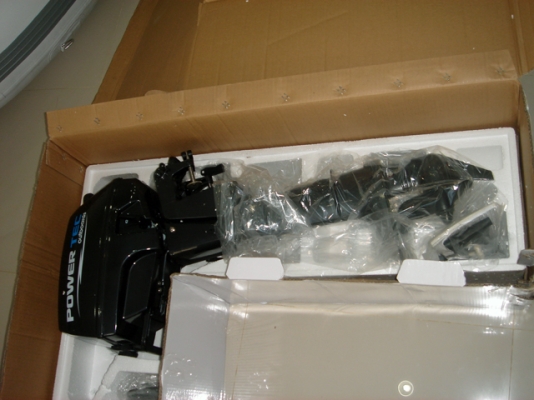 ขายเครื่องยนต์เรือ Power Tecใหม่ ราคาถูก