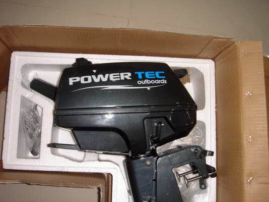 ขายเครื่องยนต์เรือ Power Tecใหม่ ราคาถูก