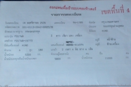 ขายรถบรรทุกหกล้อฮีโน่FD176B เครื่อง 185 แรงม้า-HO7C แน่นมากๆๆ ขายรถบรรทุกหกล้อฮีโน่FD176B เครื่อง 185 แรงม้า-HO7C แน่นมากๆๆ