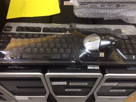 Keyboard และ Optical Mouse ของ HP (แป้นไทย) มือสอง 350 บาท ฟรีจัดส่ง