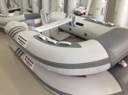 ขายเรือยางเป่าลมไฟเบอร์กลาสและพีวีซี