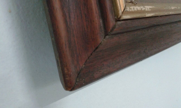 รูปวาดสีน้ำมันงานเก่า กรอบไม้สัก รูปวาดสีน้ำมันงานเก่า กรอบไม้สัก