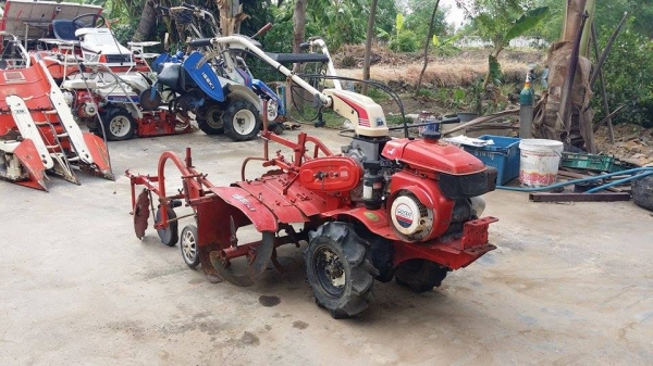 นำเข้าจากญี่ปุ่น รถพรวนดินเดินตาม SHIBAURA รุ่น KJ652 เก่าญี่ปุ่น ขนาด 6.5 แรง หมุนแฮนด์ได้