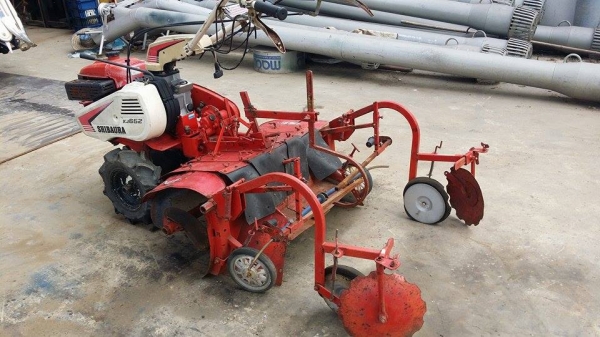 นำเข้าจากญี่ปุ่น รถพรวนดินเดินตาม SHIBAURA รุ่น KJ652 เก่าญี่ปุ่น ขนาด 6.5 แรง หมุนแฮนด์ได้