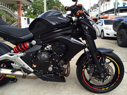 ขาย kawasaki er6n ปี2013 วิ่งน้อย แต่งเต็ม พร้อมใช้ครับ