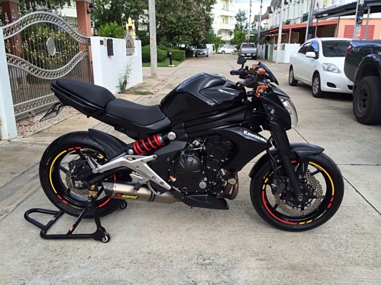 ขาย kawasaki er6n ปี2013 วิ่งน้อย แต่งเต็ม พร้อมใช้ครับ