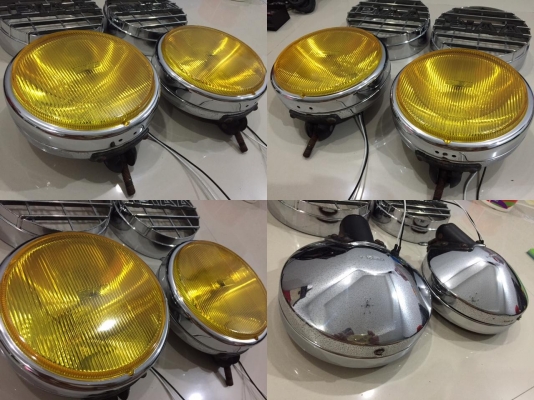 ขาย-ไฟ Sport light PIAA 7" สีเหลือง มือสอง แถมแตร Mitsuba Arena II !!