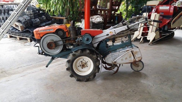 นำเข้าจากญี่ปุ่น รถไถเดินตาม KUBOTA  รุ่น E8 ขนาด 8 แรง เครื่องยนต์ดีเซล เก่าญี่ปุ่น   เครื่องยนต์ติดง่าย