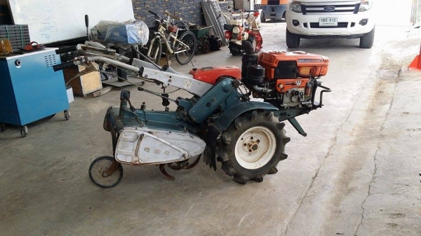 นำเข้าจากญี่ปุ่น รถไถเดินตาม KUBOTA  รุ่น E8 ขนาด 8 แรง เครื่องยนต์ดีเซล เก่าญี่ปุ่น   เครื่องยนต์ติดง่าย