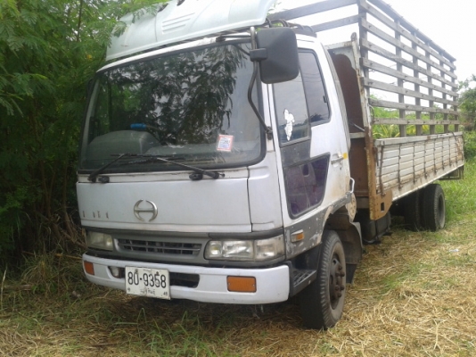 ขายรถบรรทุก6ล้อคอก HINO FC4J เครื่อง JO5C 145 แรง ยาว5.50เมตรภายในคอลโชลดี เบาะที่นั่งขาด หัวตีเก็บสี ยางด้อย คัสชีส์สวย เครื่องมีอ่อนนิดๆ ตามสภาพครับ