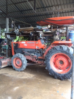 ขายด่วนรถไถ45แรง+ดันหน้า+ผาน6