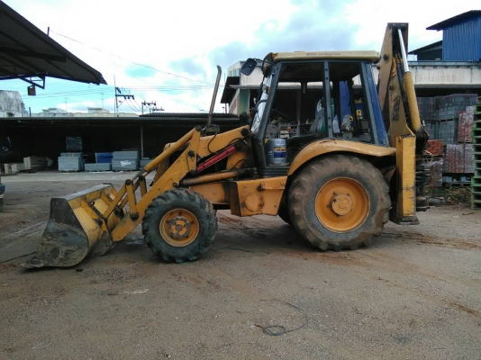 ขายรถตักหน้าขุดหลัง JCB 3CX 2 เพลา หลังคาเหลืองไมล์ข้าง เอกสารเล่มทะเบียน ราคา 800000