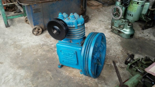 Sale>>หัวปั้มลม SANCO Japan 5 HP. สภาพสวย สด นอก พร้อมใช้!! โทร 089-2499-123 นครปฐม