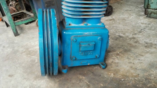 Sale>>หัวปั้มลม SANCO Japan 5 HP. สภาพสวย สด นอก พร้อมใช้!! โทร 089-2499-123 นครปฐม