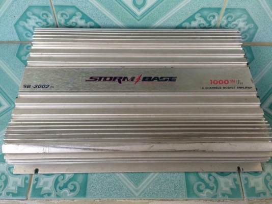 แอมป์2chคลาสเอบี Strom base มือสองสภาพดี แรงๆใช้งานปกติ ขับกลางแหลมเสียงดี ขาย 1750 บาท สนใจ0892425454 อยู่สระบุรีส่งได้
