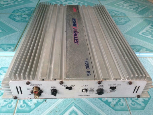 แอมป์2chคลาสเอบี Strom base มือสองสภาพดี แรงๆใช้งานปกติ ขับกลางแหลมเสียงดี ขาย 1750 บาท สนใจ0892425454 อยู่สระบุรีส่งได้